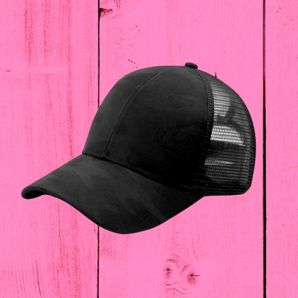 Woman’s pony tail hat